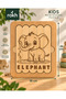 🧩   Montessori Wooden Elephant Puzzle 20X25 cm |   Elephant Themed Educational Wooden Puzzle |   Children's Puzzle Toy 🐘 🌿 - 2