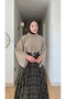 New Season Women's Plaid Patterned Flared Skirt - 5