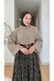 New Season Women's Plaid Patterned Flared Skirt - 4