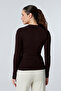 Nara Black Cotton Long Sleeve Blouse - 6