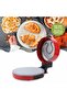 1800W Red Electric Countertop Pizza Maker - 7
