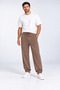 3 Thread Men's Sweatpants with Elastic Cuffs, Soft Cotton