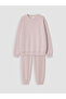 Zero Roba Collar Girls' Tracksuit Set from Uzg Store for Style Enthusiasts - 3