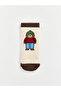 Esvab • Modern & Distinctive Bear Embroidered Baby Boy Socks 3-Piece Set - 2