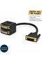 24+1 Dvi Male to 2X 24+5 Dvi Female Multiplexer Cable 32cm - 3