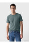 Slim Fit Zero Roba Collar Men's T-Shirt from Uzg Store for Style Enthusiasts - 3