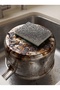1 Piece Multi-Purpose Double-Sided Silver/Green Dish Sponge Tough Dirt Expert - 3