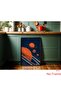 1pc Retro Planet Mid Century Modern Space Canvas Wall Art Print, Celestial Solar System Canvas Poster, Bedroom Study Retro Space Home Decor, Unframed - 5