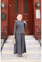 Shoulder Drop Detailed Skirted Suit - 2