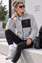 Women's Oversize Lamb Welsoft Warm Plush Fleece Jacket with 3 Pockets and Full Zipper in Full Size - 2