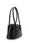 Baguette Form Faux Leather Martina Women's Shoulder Bag Black - 2