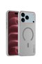 Apple iPhone 18 Pro 5G 2026 Hybrid Translucent Magsafe with Magnetic Charging Raised Camera Lips Elegant Look Case Cover