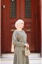 Shoulder Drop Detailed Skirted Suit - 4