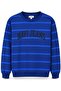 M1S20129 Jeans Logo Printed Women's Sweatshirt Dark Blue - 3