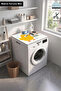Clothes Dryer Top Organizer Mat Liquid-Proof Cover Hardworking Chick - 2