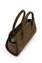 Geometric Shape Suede Leather Moscow Women's Crossbody Bag Khaki - 3