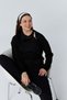 Tara Zipper Detailed Oversize Regular Size Seasonal Sweatshirt - 3