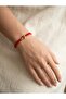 A Quality Handmade Mineli Macrome Knitted Bracelet with Ladybird Object - 2