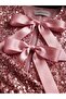 Elizabeth Satin Bow Detail Sequined and Beaded Velvet Jacket - 3