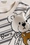 Baby Boy Set with Teddy Bear Print, 2-Piece Top and Bottom Set, Seasonal, 3 6 9 12 Months - 3