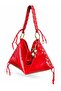 Ring Metal Detailed Texas Women's Shoulder Bag Red - 2