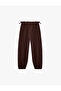 Balon Form Trousers with Bow and Elastic Waist, Loose Fit - 3