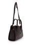 Geometric Shape Faux Leather Moscow Women's Crossbody Bag Brown - 6