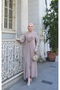 Cape and Buckle Sandy Dress