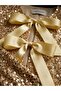 Elizabeth Satin Bow Detail Sequined and Beaded Velvet Jacket - 3