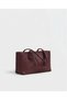 Zoe Knitting Patterned Brown Women's Hand Knitting and Shoulder Bag - 2