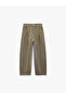 Barrel Pants with Cotton Pockets