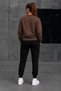 Winter Sweat Combination Women's Tracksuit Set Leopard Cherry Detailed Comfortable and Stylish Combination Gold Cherry - 2