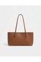 Zoe Knitting Patterned Brown Women's Hand Knitting and Shoulder Bag
