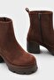 Dalenna Side Zipper Platform Heeled Women's Boots - 2