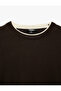 Long Sleeve Contrast Detailed Crew Neck Knitwear Sweater - 3