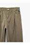 Barrel Pants with Cotton Pockets - 3