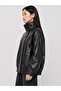 Oversize Women's Coat Pu - 5
