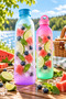 2-Piece Glass Motivational Flask 1 Lt