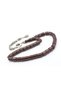 Wheel Cut Brown Crimped Amber Prayer Beads - 4
