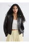 Shirts for Style Enthusiasts from Uzg Store Roba Collar Women's Leather Look Jacket