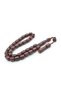 Zeyzun Signed Barrel Cut Brown Crimped Amber Rosary - 2