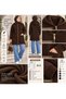 Women's Bearded Angora Soft Hooded Zipper Detailed Knitwear Cardigan - 2