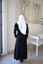 Black Corsman Buttoned Knitwear Dress - 5