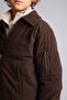 Polo Collar Zippered Bomber Taffeta Coat for Boys H0427A826Au - 4
