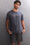 Standard Fit Crew Neck Printed Short Sleeve T-Shirt H4149Ax26Au - 3