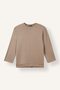 Regular Fit Crew Neck Front Stitching Detailed Long Sleeve Tunic Basic Sweatshirt I4194Ax26Au