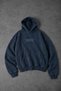 Men's Navy Blue Tempest Special Washed Oversize Hoodie - 6