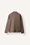 Regular Fit Polo Collar Zippered Basic Sweatshirt Cardigan H9523Ax26Wn - 2