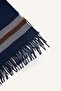 Tasseled Plaid Patterned Scarf for Boys I4700A826Wn - 3