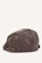 Men's Faux Leather Cap Hat H5456Ax26Wn - 6